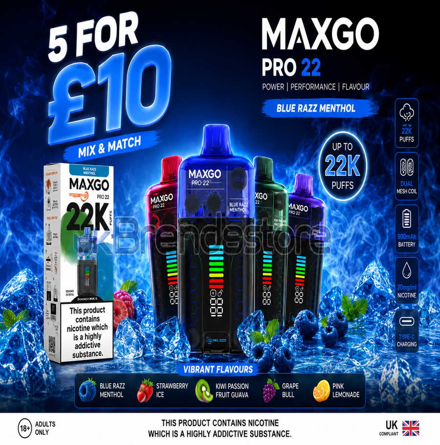 RELX MaxGo Pro 22K prefilled vape kit