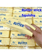 4oz Realistic Butter Squishy Toy – Soft Anti-Stress Fidget Stick For Teens Adults, Slow-Rising Sensory Stress Relief Toy, Funny Gag Gift For Autism Or Prank