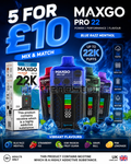 RELX MaxGo Pro 22K Prefilled Vape Kit | Rechargeable 22,000 Puff Vape UK