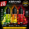XBRAND Nic Salts – Premium Vape Nicotine Salt E-Liquid 10MG