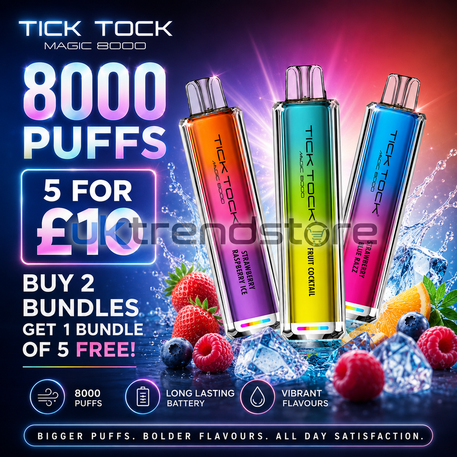 Tick Tock Magic 8000 prefilled vape kit