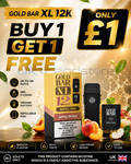 Gold Bar XL 12000 PUFFS REFILL POD